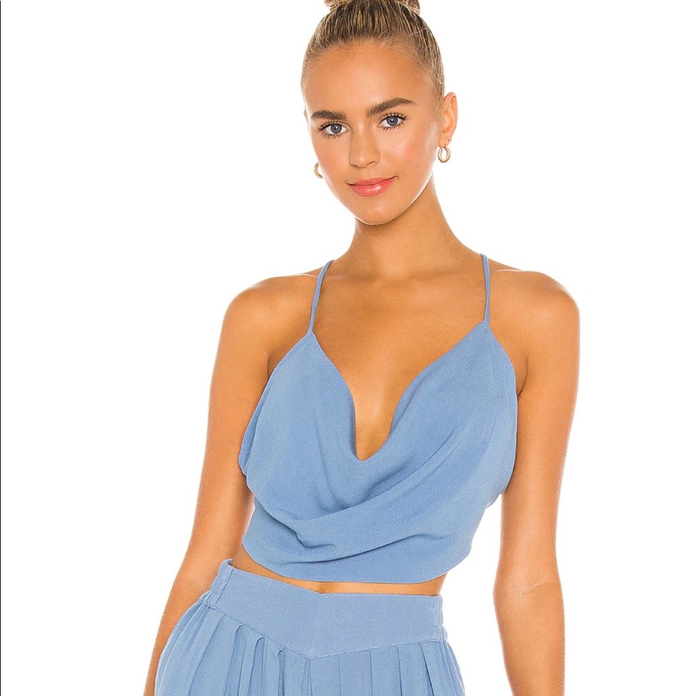 Revolve | Indah Polina Solid 70s Cami - Small backless top NWT